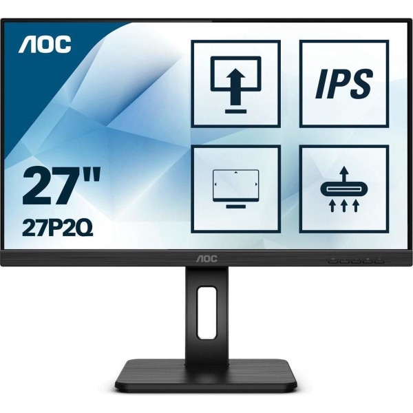 AOC (27P2Q) - LED-skærm - 68,6 cm (27") - 1920 x 1080 Full HD (1