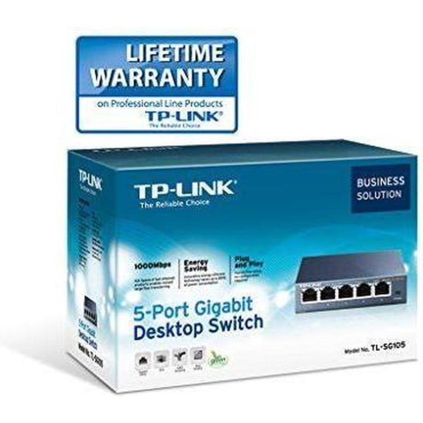 TP-Link 5-portars 10/100/1000 Mbps Desktop Network Switch