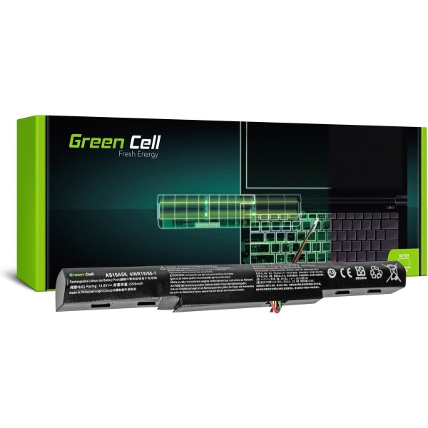 Green Cell AC51 kannettavan tietokoneen varaosa Akku