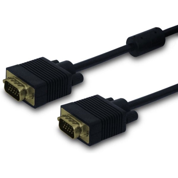 Savio CL-29 VGA kabel 1,8 m VGA (D-Sub) Sort
