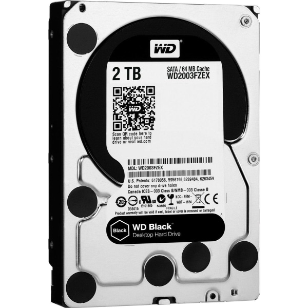 Western Digital WD_Black - Intern harddisk - 2 TB