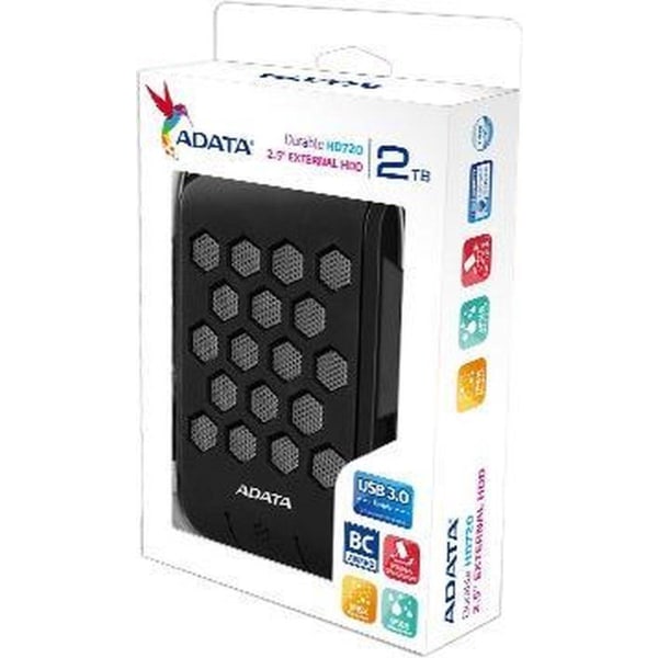 ADATA HD720 ekstern harddisk 2000 GB Sort