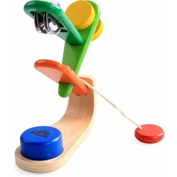 Trä Baby musikinstrument Set Rattle Orff Musikinstrument Slagverk sträng av Toy Bell Orff