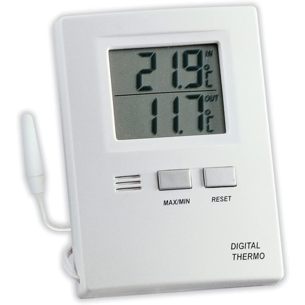 TFA Dostmann Digital Inne- och Utomhus Termometer, Flerfärgad, 9.