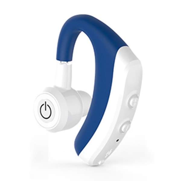 （Blue）Bluetooth 4.1 Hanging Ear Standby King Single Ear Business