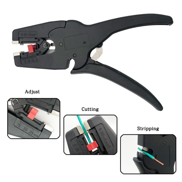 Elektriker Wire Stripper, Automatisk Wire Stripper med Selvjustering