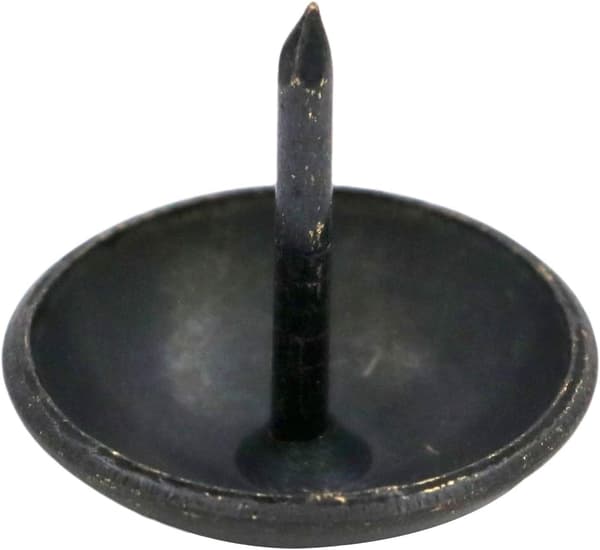 10-pack 19 mm Rundhuvudspikar Svart