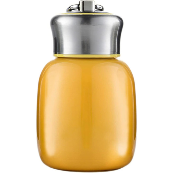 200ml Lille Isoleret Vandflaske (Orange) - Lækagesikker Isoleret Vand