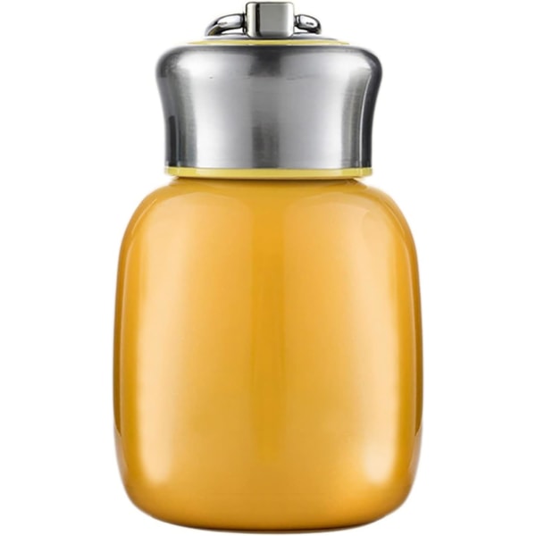 200ml Liten Isolerad Flask (Orange) - Läckagesäker Isolerad Vattenflaska