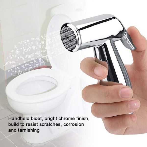 ABS Handhållen Bidet Sprayer Väggmonterad Dusch Toalett Badrum Bi