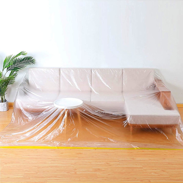 2 Ruller Plast Sofa Trekk, Møbel Plast Trekk, Modulær Sofa