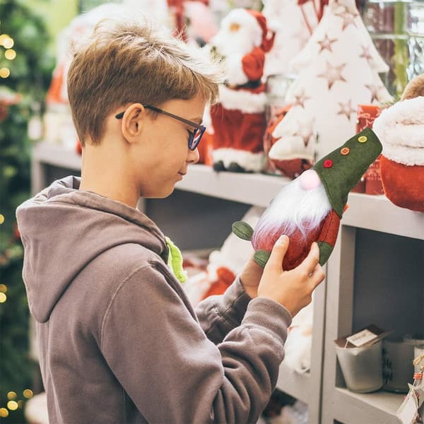 2 st jultomtar svenska, juldekorationer gonks tomte prydnad