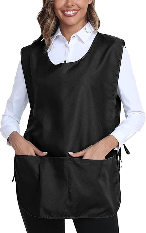 Unisex-förkläde med 3 fickor