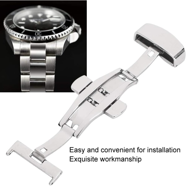 Kellon watch , (20 mm) ruostumattomasta teräksestä valmistettu watch , solki wat
