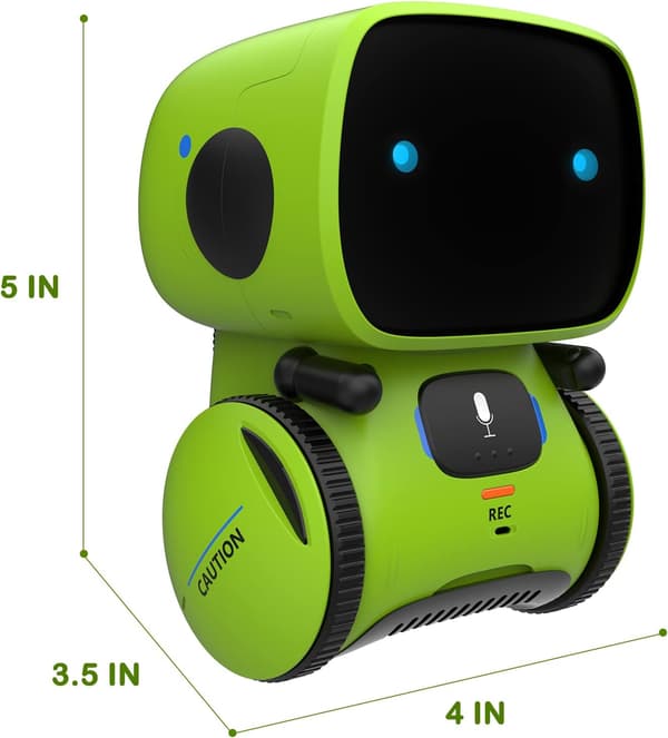 （Gul）Barnrobotleksak, Interaktiv Smart Pratande Robot med Röst