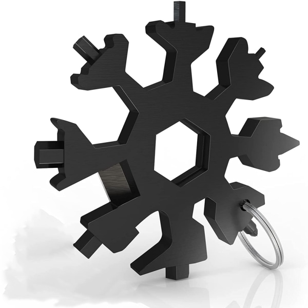 Snowflake Multi-Tool 18 i 1 Bärbar Rostfritt Stål Allsmäktig Till