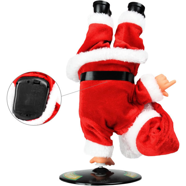 Dansande Tomte, Omvänd Rotations Tomtedocka Jul Leksaker