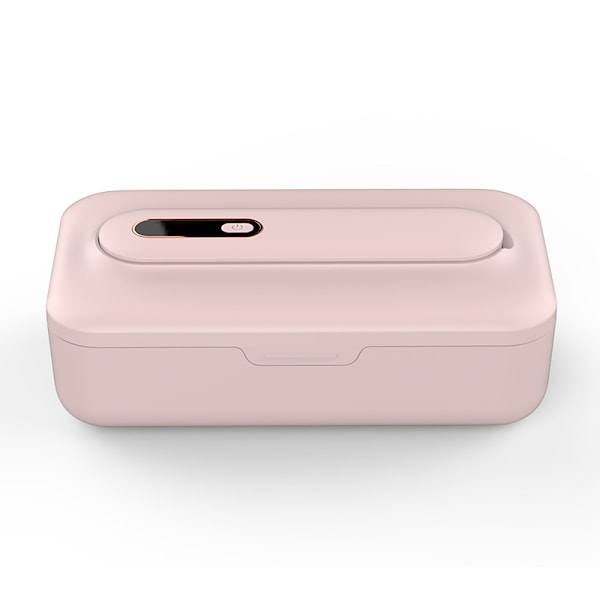 UV-lys Sanitizer Box – UV-mobiltelefon Sanitizer, Telefonrenser, UV-sterilisator Box, 2 i 1-design med aftageligt UV-lys