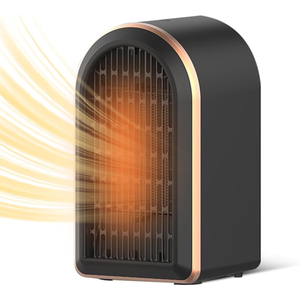 Intelligent Elektrisk Rumvarmer Pejs, 1200W Bærbar Lav N