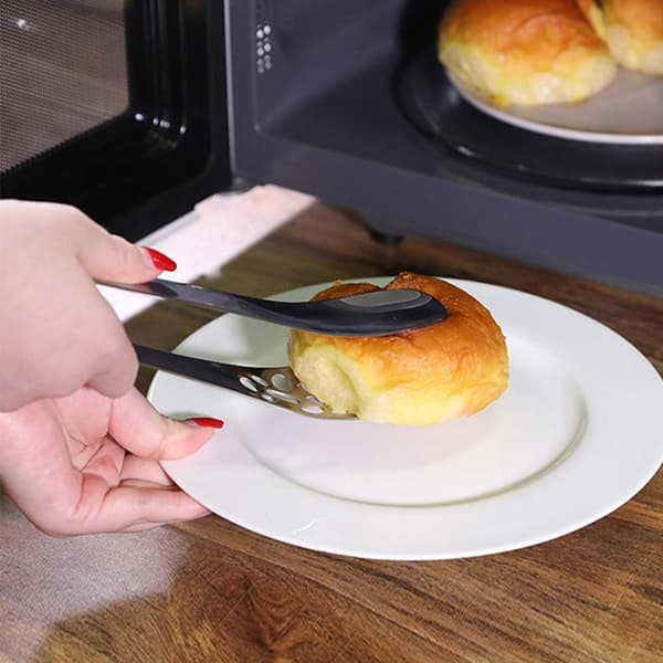 Rustfrit stål madlavningstænger bøftænger brødtænger brød