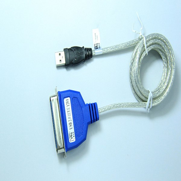 USB til parallelport udskrivningskabel USB til printerkabel IEEE1284