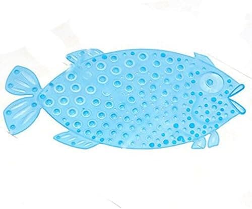 Badrumsmatta (Blå) Fiskformad Halksäker Duschmatta