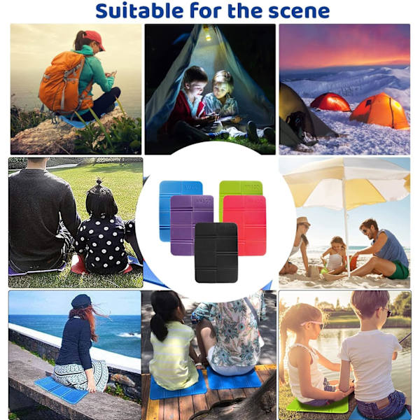 Termisk Matte Camping Foldbar Campingmatte for Utendørs Vandring Reise