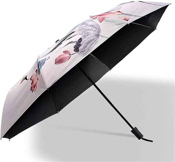 Parasol til kvinder med UV-beskyttelse - Foldbar paraply
