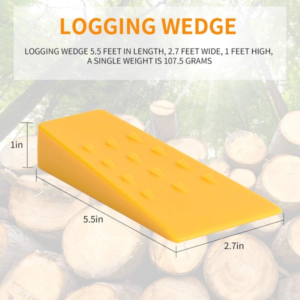 Discount Tree Felling Wedges with Spikes for Safe Cutting – 5.5 i