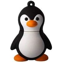 Söt Pingvin Cartoon USB-minne Nyhet Mode Charm Nyckel