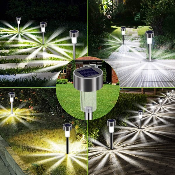 Solar Garden Lamp Outdoor Ground Lamp 12pcs Waterproof Garden Lam