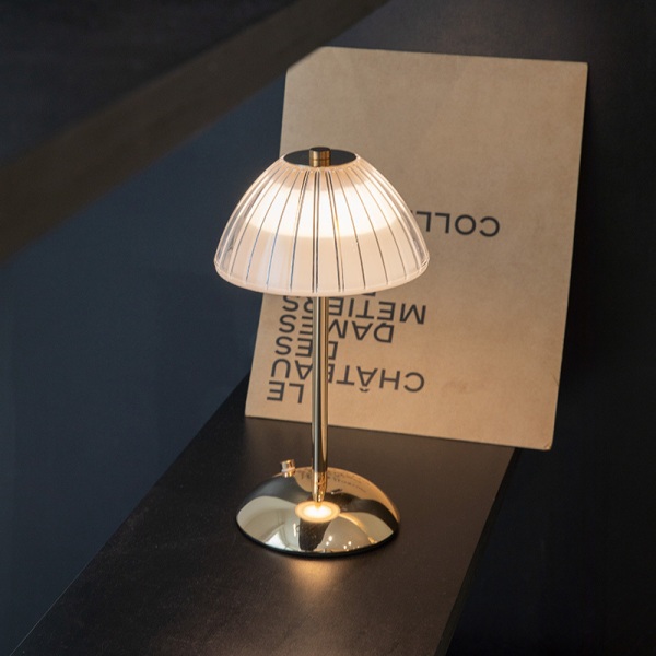 Krystal bordlampe soveværelse sengekant restaurant bar cafe hotel crea