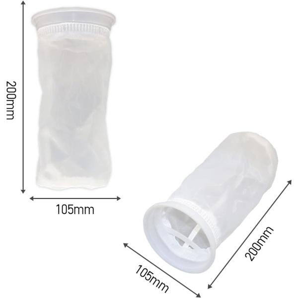 2 Pak Lid Filter, Nylon Regnvandsfilter, IBC Tank Udskiftning DXGHC