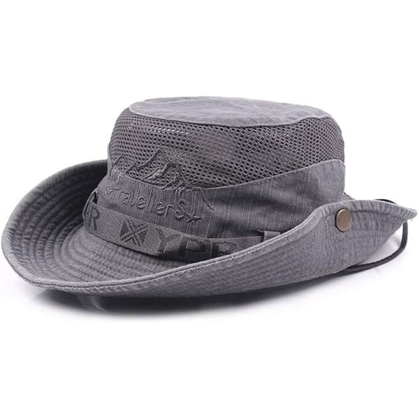 Solhatt för Män Kvinnor Sommar UV-Skydd Utomhus Bucket Hat Jakt