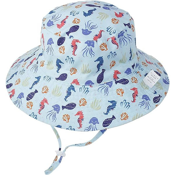 Unisex Vauvan ja Lapsen Aurinkohattu Kalastajan Hattu Vauvan Bucket Hatit Laajat