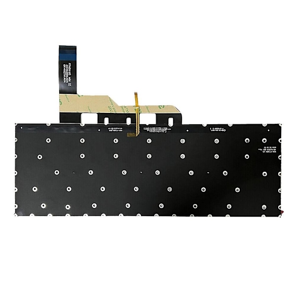 Us Version Bakgrundsbelysning Laptop Tangentbord För Msi Ge66 Raider DXGHC