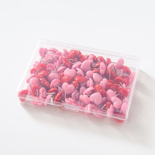 100 stk. Tommelknapper, 12mm Plastik Tommelknapper med Rustfrit Stål
