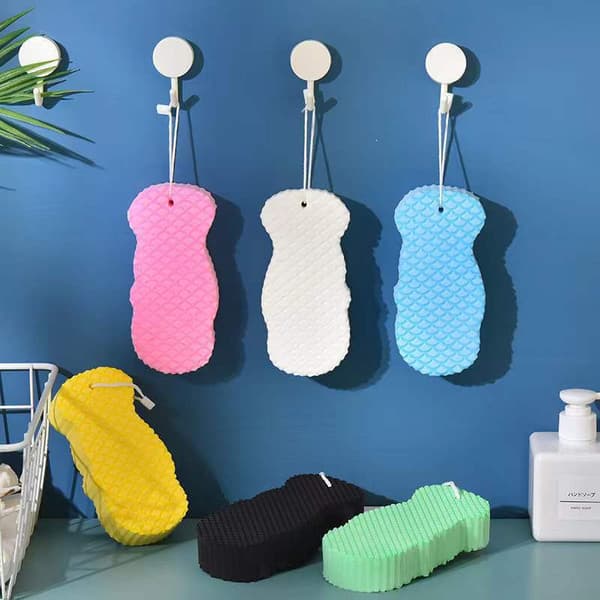 3D supermyk badesvamp, babysvamp, hudvennlig