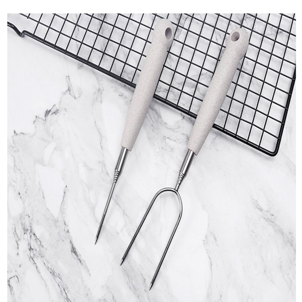 Marshmallowgrillspett | Set med 5 extra långa utdragbara läger
