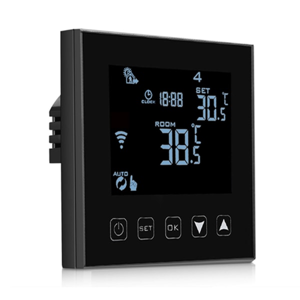 LCD touch Tuya intelligent wifi Temperaturregulator Elektrisk W