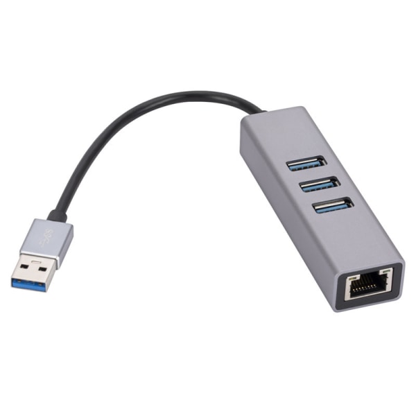USB nätverkskort förlängning 3.0 till gigabit RJ45 HUB nätverkshytt