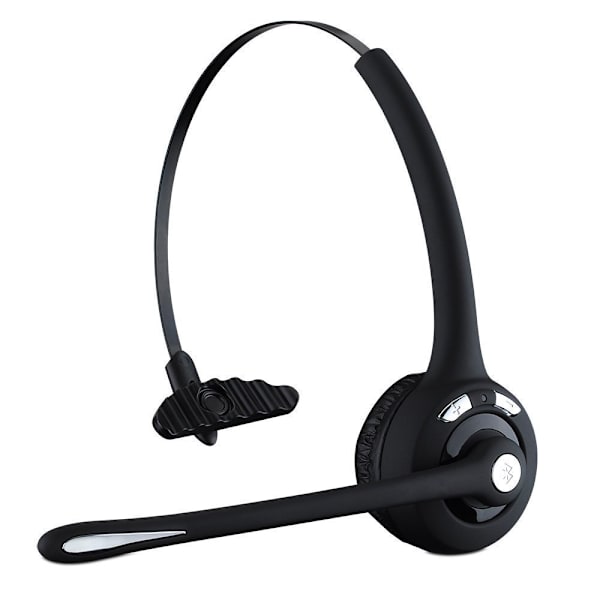 Bluetooth-headset med mikrofon, trådlöst kontorsheadset, över örat