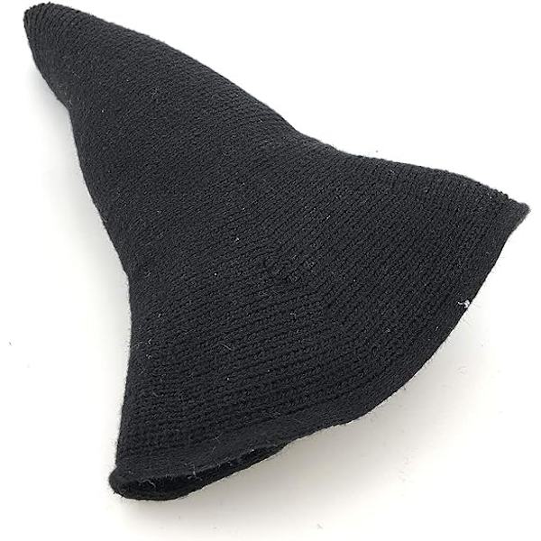 Hatt i stickad fleece för kvinnor, häxhatt för Halloweenfest