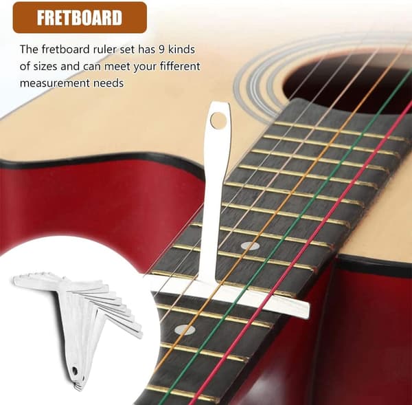 Gitar Radius Måler, Understreng Radius Måler, Understreng Radius