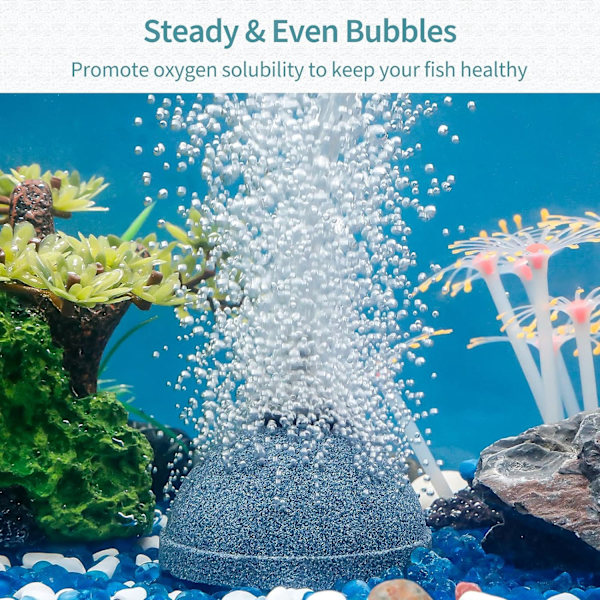 Akvarium 2 tum brödsten bubbeldiffusor släppverktyg, lämplig
