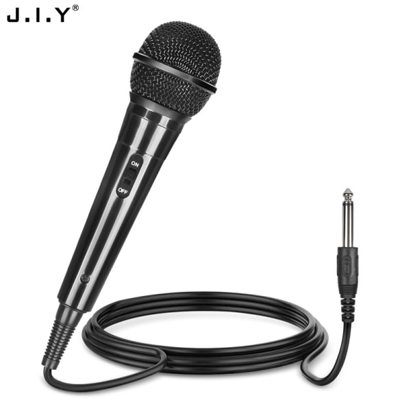 Karaoke dynamisk mikrofon (unidireksjonell, 76dB følsomhet) 6,5 mm