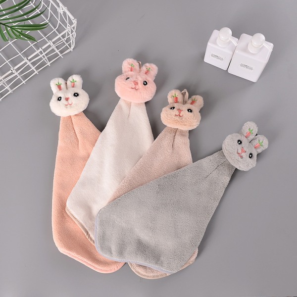 4 stk. Håndklæder til bad, køkken, opvask, bløde mikrofiber C