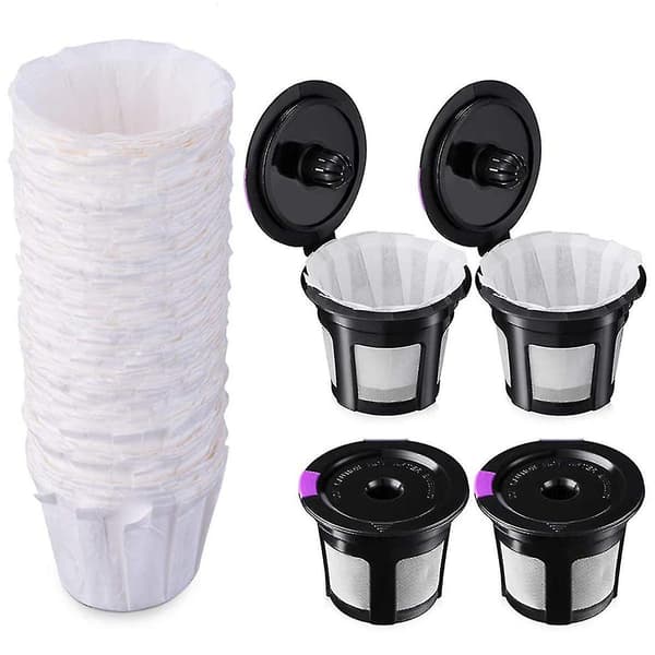 100x Kaffefilterpapper Oblekt Trä Droppapper Kon Sh DXGHC