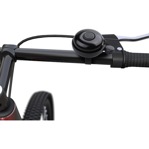 Cykelklocka i Aluminium, Svart