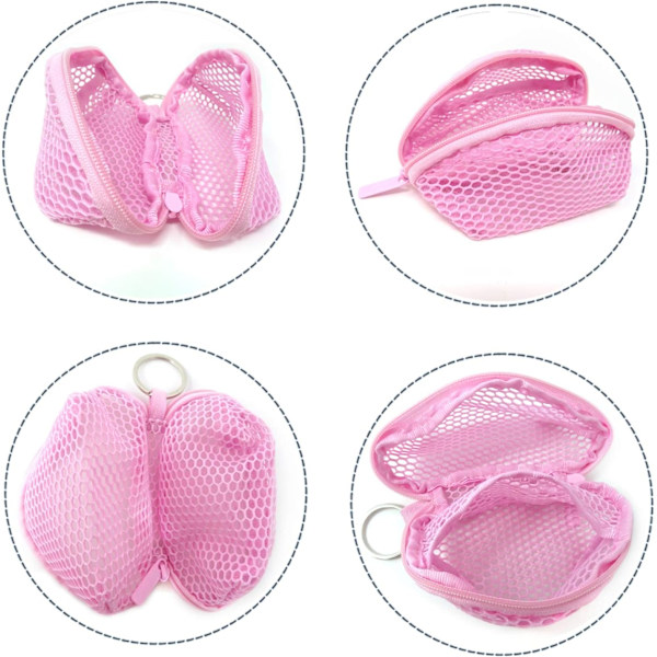 2 stk. Mesh Makeup Sponge Holder Beholdere Små Kosmetik Rejse Z